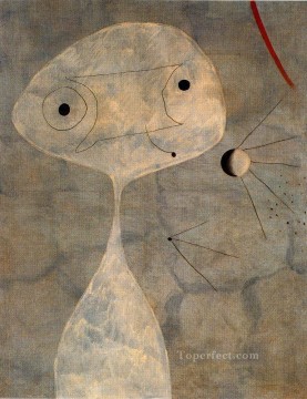 ジョアン・ミロ Painting - パイプを持つ男を描く ジョアン・ミロ